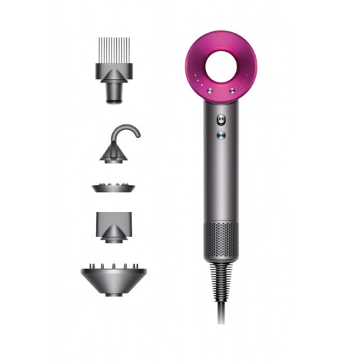 Dyson Supersonic Iron Fuchsia 1600 W Fuchsie, Grau