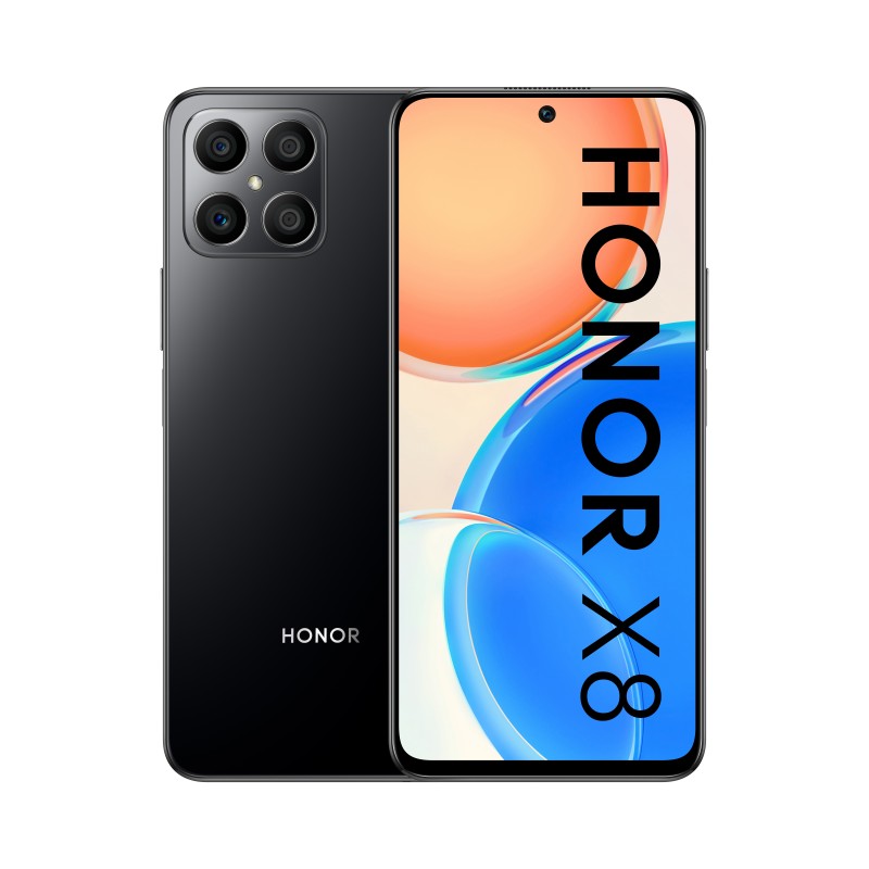 Honor X8 17 cm (6.7 Zoll) Dual-SIM Android 11 4G USB Typ-C 6 GB 128 GB 4000 mAh Schwarz