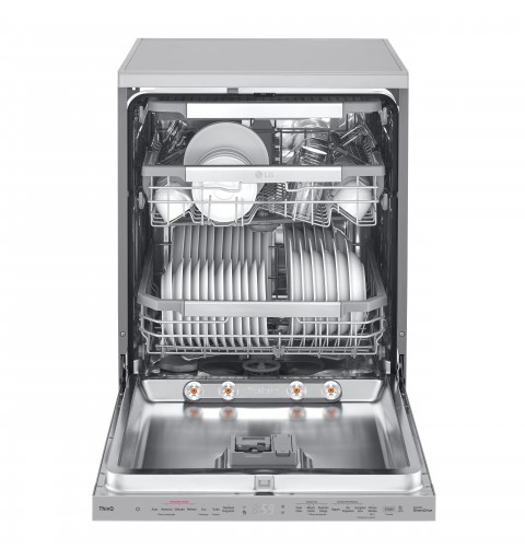 LG DF455HSS lavastoviglie Libera installazione 14 coperti C