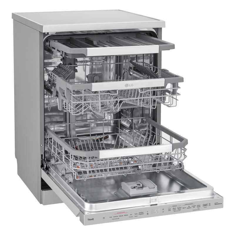 LG DF455HSS lavastoviglie Libera installazione 14 coperti C