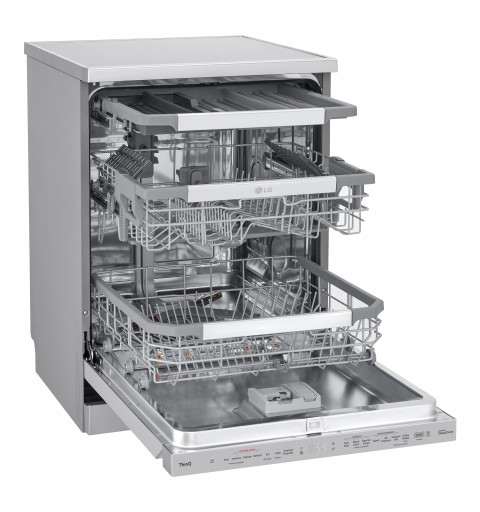 LG DF455HSS lavastoviglie Libera installazione 14 coperti C