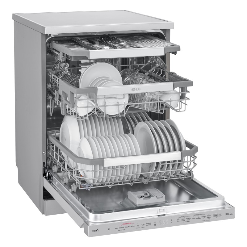 LG DF455HSS lavastoviglie Libera installazione 14 coperti C