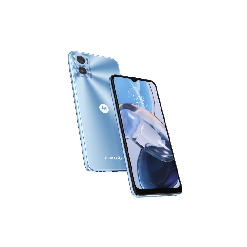 Motorola Moto E 22 16,5 cm (6.5") Double SIM hybride Android 12 4G USB Type-C 3 Go 32 Go 4020 mAh Bleu