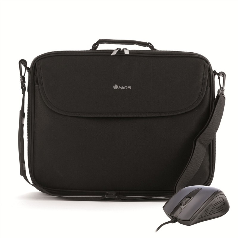 NGS Bureau Kit notebook case 40.6 cm (16") Messenger case Black