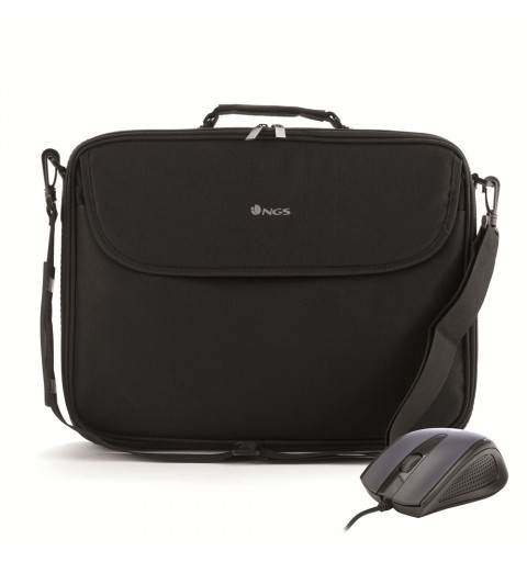 NGS Bureau Kit borsa per notebook 40,6 cm (16") Borsa da corriere Nero