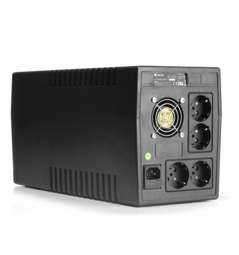NGS FORTRESS 2000 V2 En espera (Fuera de línea) o Standby (Offline) 1,5 kVA 900 W 4 salidas AC