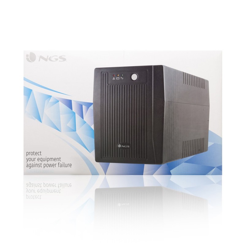 NGS FORTRESS 2000 V2 En espera (Fuera de línea) o Standby (Offline) 1,5 kVA 900 W 4 salidas AC