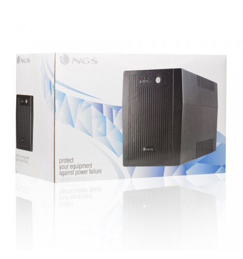 NGS FORTRESS 2000 V2 En espera (Fuera de línea) o Standby (Offline) 1,5 kVA 900 W 4 salidas AC