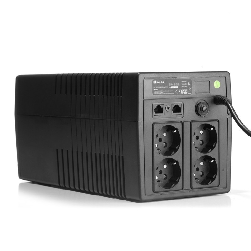 NGS FORTRESS 1500 V2 Standby (Offline) 1,2 kVA 720 W 3 AC-Ausgänge