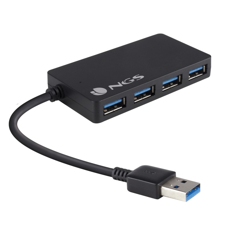 NGS iHub 3.0 USB 3.2 Gen 1 (3.1 Gen 1) Type-A 5000 Mbit s Nero