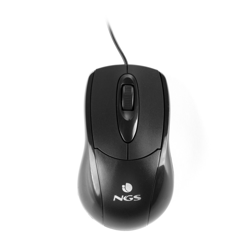 NGS Cocoa Kit, QWERTY, IT keyboard Mouse included USB Italian Black