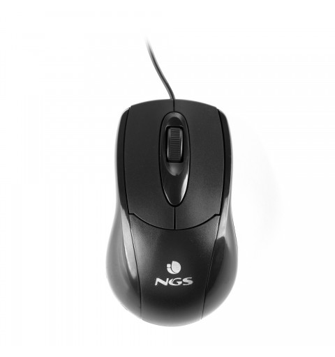 NGS Cocoa Kit, QWERTY, IT keyboard Mouse included USB Italian Black