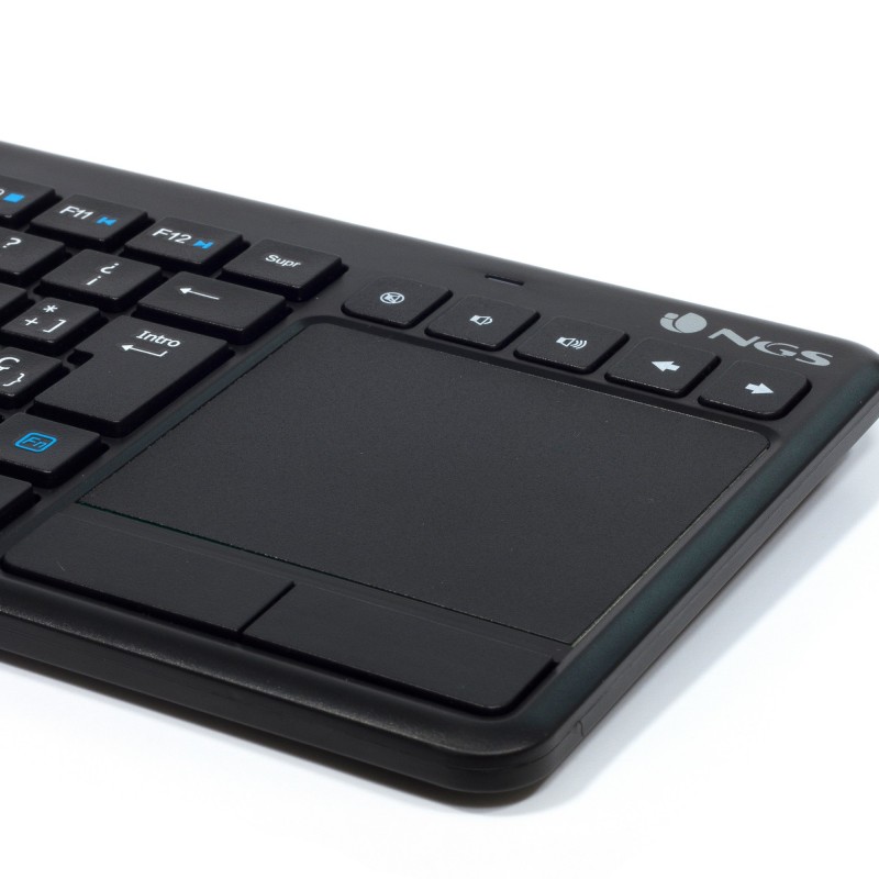 NGS TV Warrior, QWERTY, IT clavier RF sans fil Italien Noir