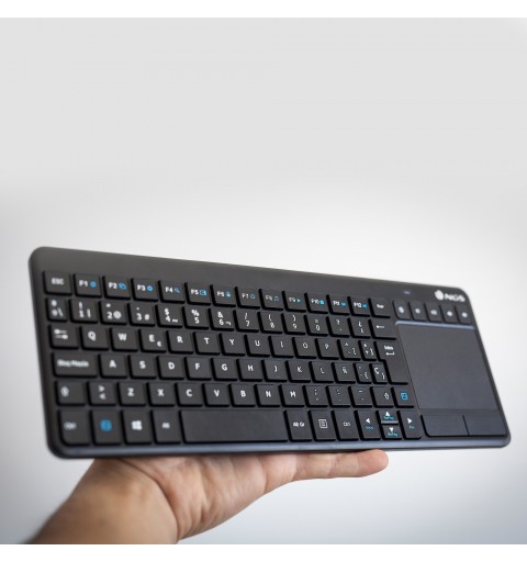 NGS TV Warrior, QWERTY, IT clavier RF sans fil Italien Noir