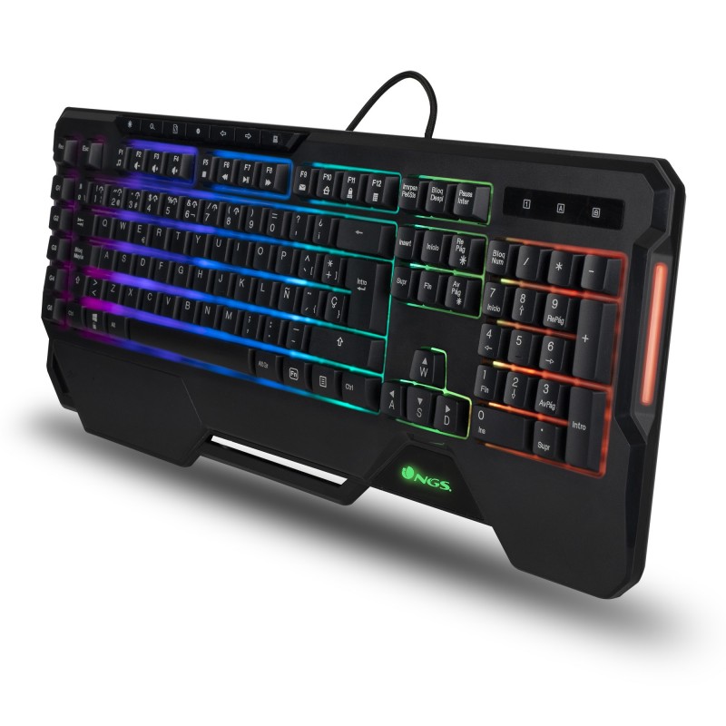 NGS GKX-450 IT teclado USB QWERTY Italiano Negro