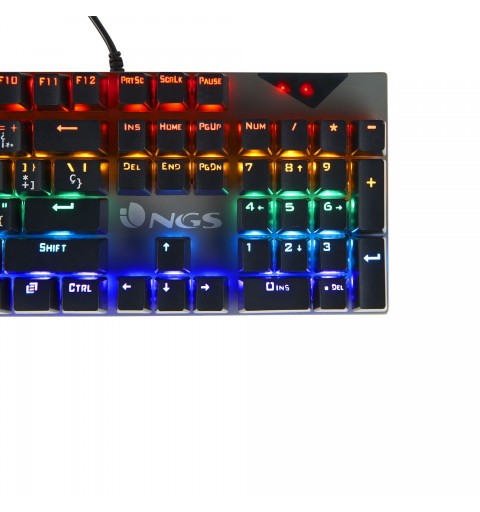 NGS ﻿﻿GKX-500, QWERTY, IT keyboard USB Italian Black
