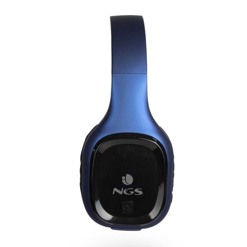 NGS Artica Sloth Headset Wired & Wireless Head-band Calls Music Bluetooth Black, Blue