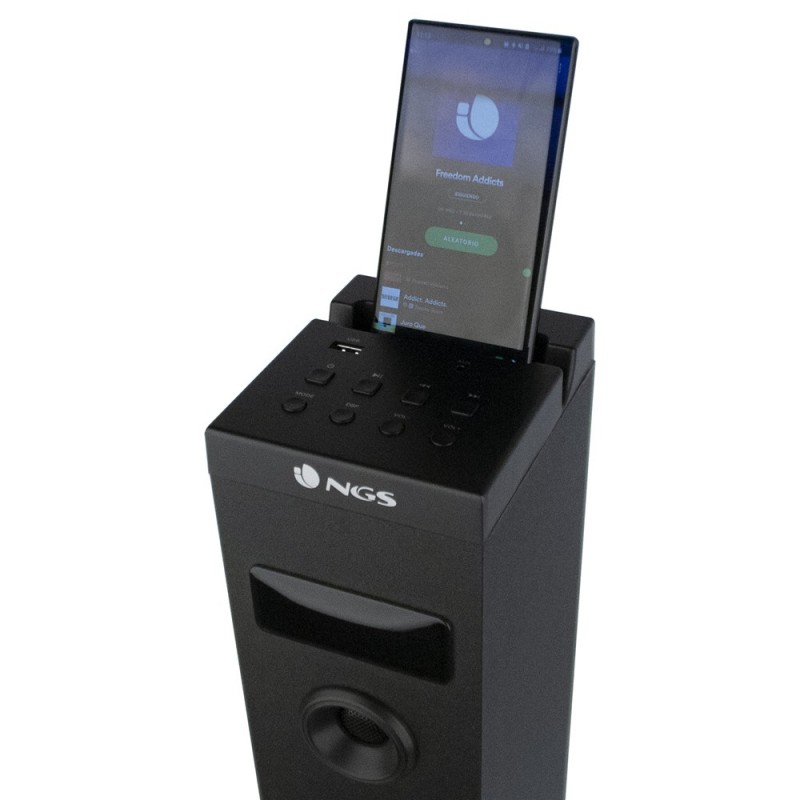 NGS Sky Charm Nero Con cavo e senza cavo 50 W