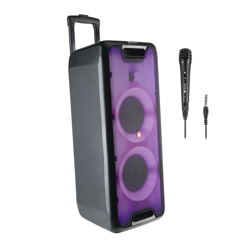 NGS WILD RAVE 2 Stereo portable speaker Black 300 W