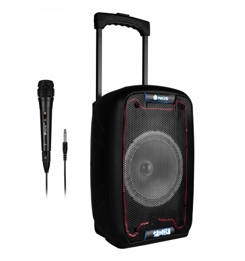 NGS Wild Samba Altavoz monofónico portátil Negro 8 W