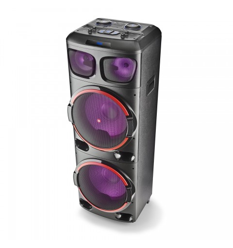 NGS WILD DUB 3 Stereo portable speaker Black 1200 W