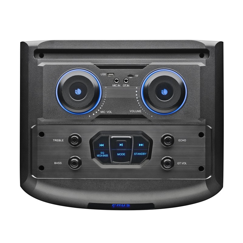 NGS WILD DUB 3 Altavoz portátil estéreo Negro 1200 W