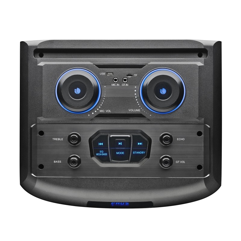 NGS WILD DUB 3 Stereo portable speaker Black 1200 W