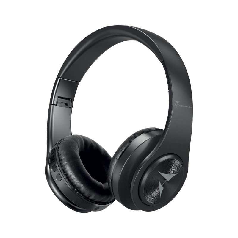 Techmade TM-YH690 écouteur casque Écouteurs Sans fil Arceau Musique Quotidien Noir