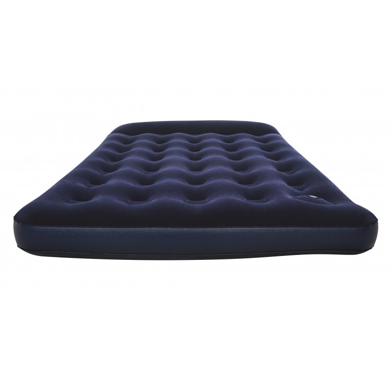 Bestway Easy Inflate Flocked Airbed - Double - 1.91m x 1.37m x 28cm