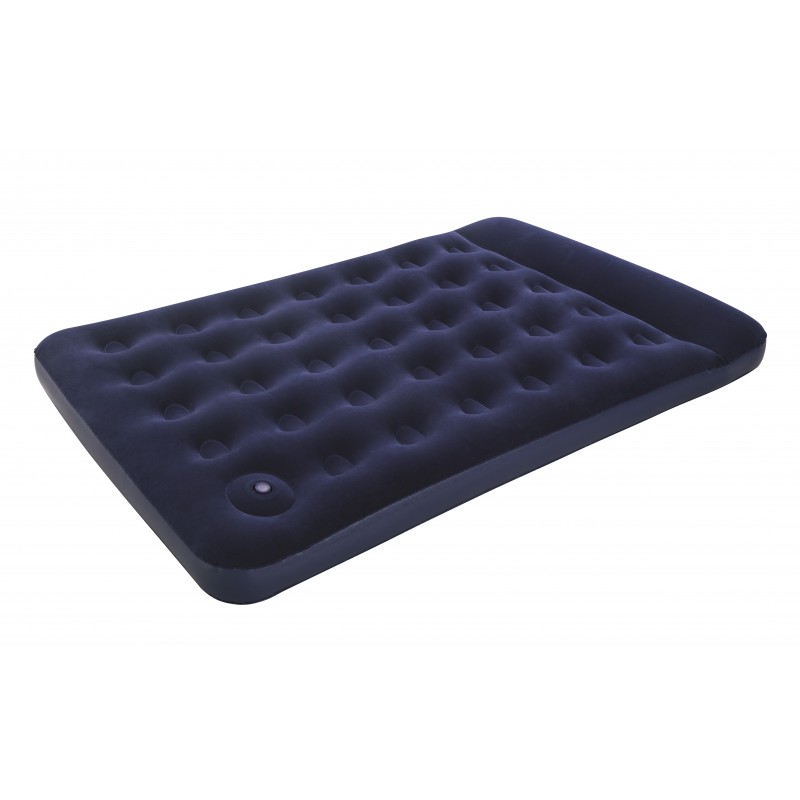 Bestway Easy Inflate Flocked Airbed - Double - 1.91m x 1.37m x 28cm