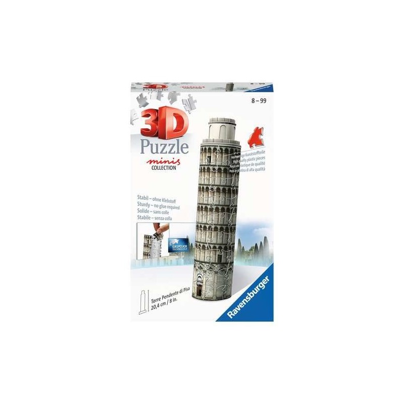 Ravensburger Mini Schiefer Turm - Pisa Puzle 3D Edificios