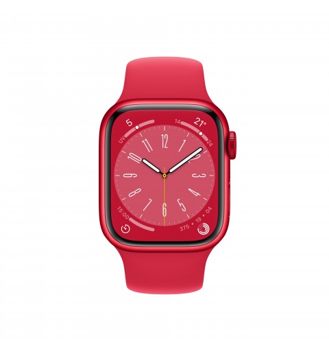 Apple Watch Series 8 GPS + Cellular 41mm Cassa in Alluminio color (PRODUCT)RED con Cinturino Sport Band (PRODUCT)RED - Regular