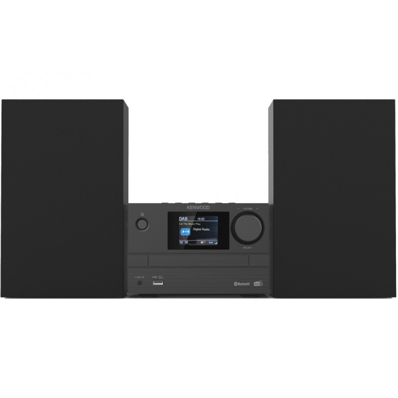 Kenwood M-525DAB Microsistema audio per la casa 7 W Nero