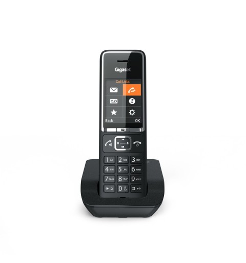 Gigaset COMFORT 550 Analoges DECT-Telefon Anrufer-Identifikation Schwarz