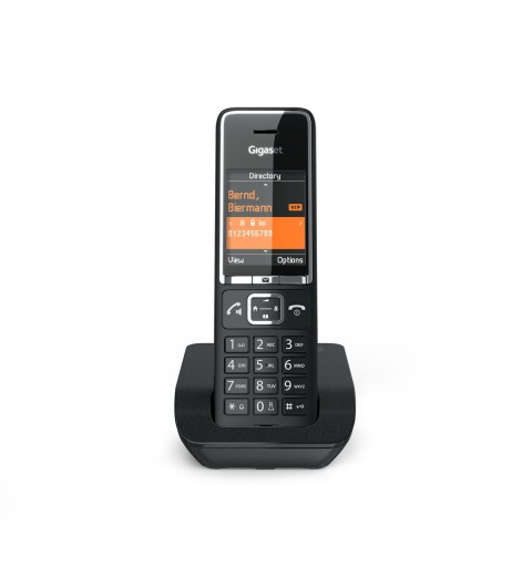 Gigaset COMFORT 550 Analoges DECT-Telefon Anrufer-Identifikation Schwarz