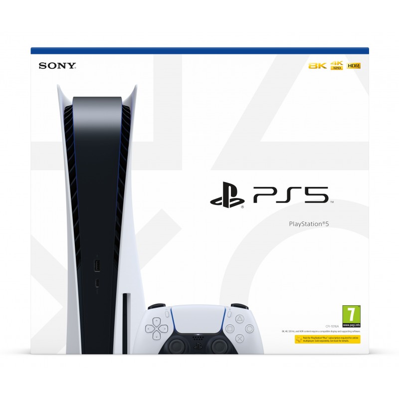Sony PlayStation 5 C Chassis 825 GB Wi-Fi Nero, Bianco