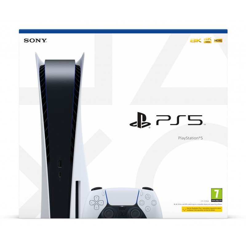 Sony PlayStation 5 C Chassis 825 GB Wifi Negro, Blanco