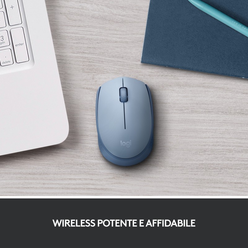 Logitech M171 mouse Ambidextrous RF Wireless Optical