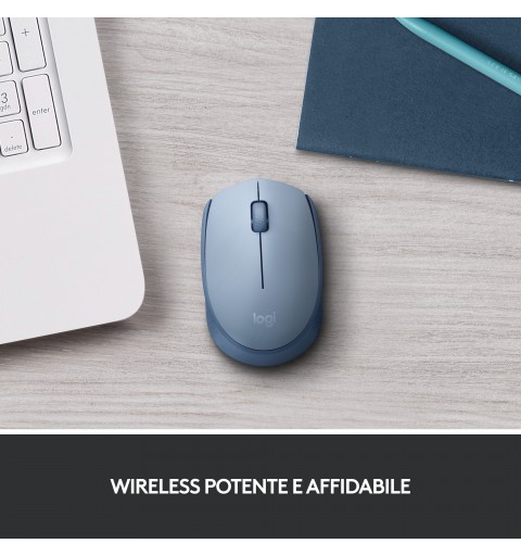 Logitech M171 mouse Ambidextrous RF Wireless Optical