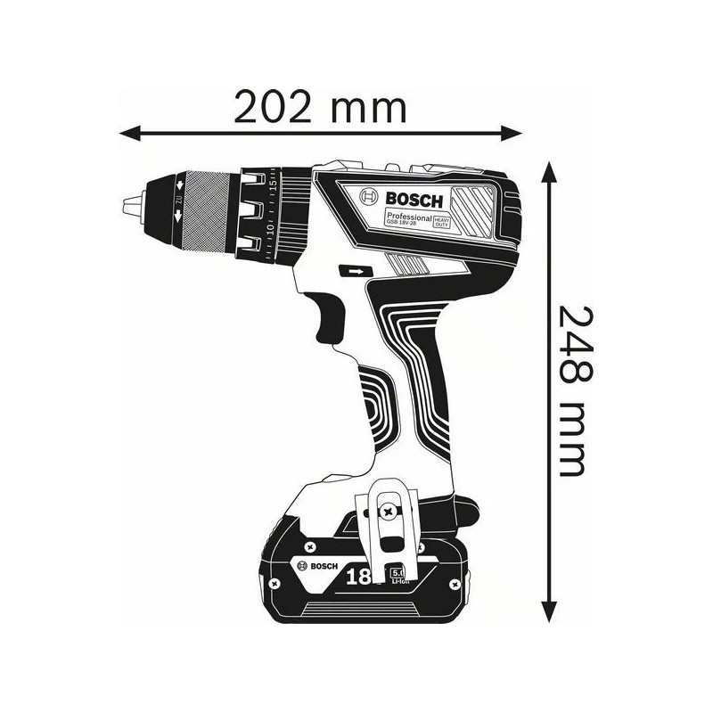 Bosch Akku-Bohrschrauber 12 V Li-Ion 1300 Giri min Nero, Blu, Rosso