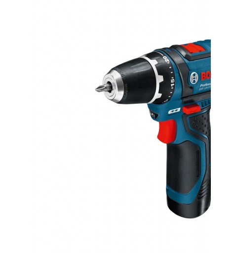 Bosch Akku-Bohrschrauber 12 V Li-Ion 1300 Giri min Nero, Blu, Rosso