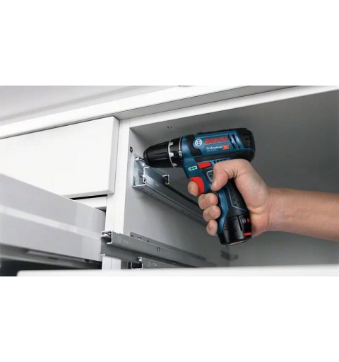 Bosch Akku-Bohrschrauber 12 V Li-Ion 1300 Giri min Nero, Blu, Rosso