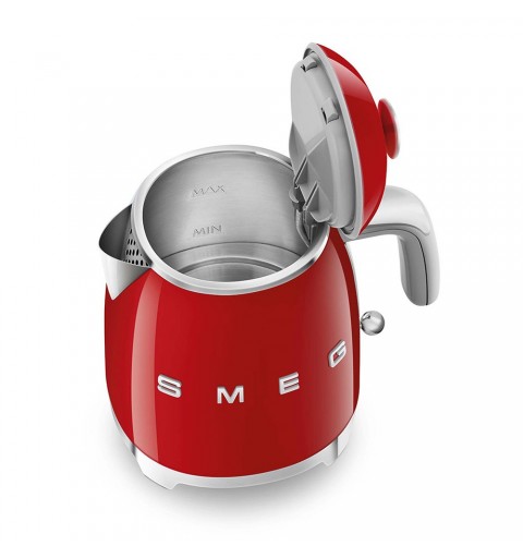 Smeg KLF05RDEU bouilloire 0,8 L 1400 W Rouge