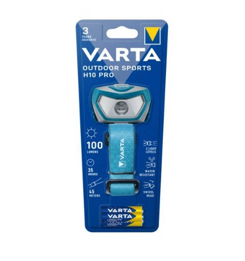 Varta 16650 101 421 flashlight Aqua colour Headband flashlight LED