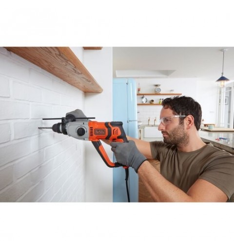 Black & Decker BEHS02K-QS perceuse 1200 tr min SDS Plus Gris, Orange