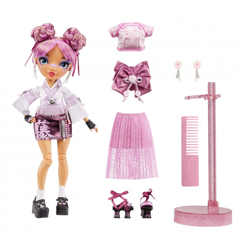 Rainbow High CORE Fashion Doll- Lila Tamamoto (Mauve)