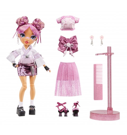 Rainbow High CORE Fashion Doll- Lila Tamamoto (Mauve)