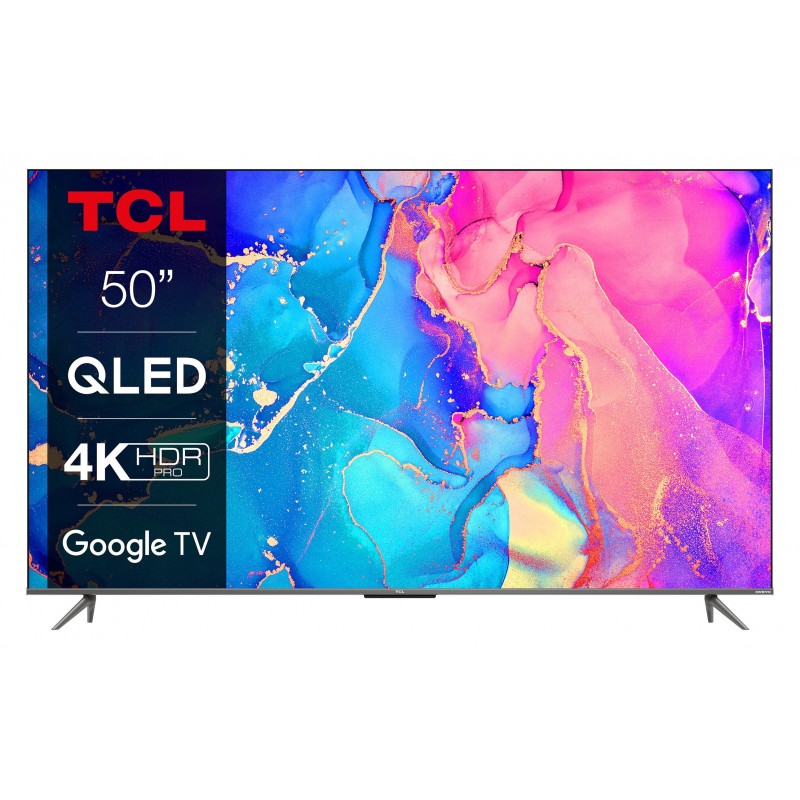 TCL 50C635 Fernseher 127 cm (50 Zoll) 4K Ultra HD Smart-TV WLAN Schwarz