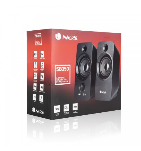 NGS SB350 Nero Wireless 6 W