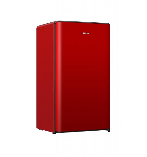 Hisense RR106D4CRF combi-fridge Freestanding 82 L F Red